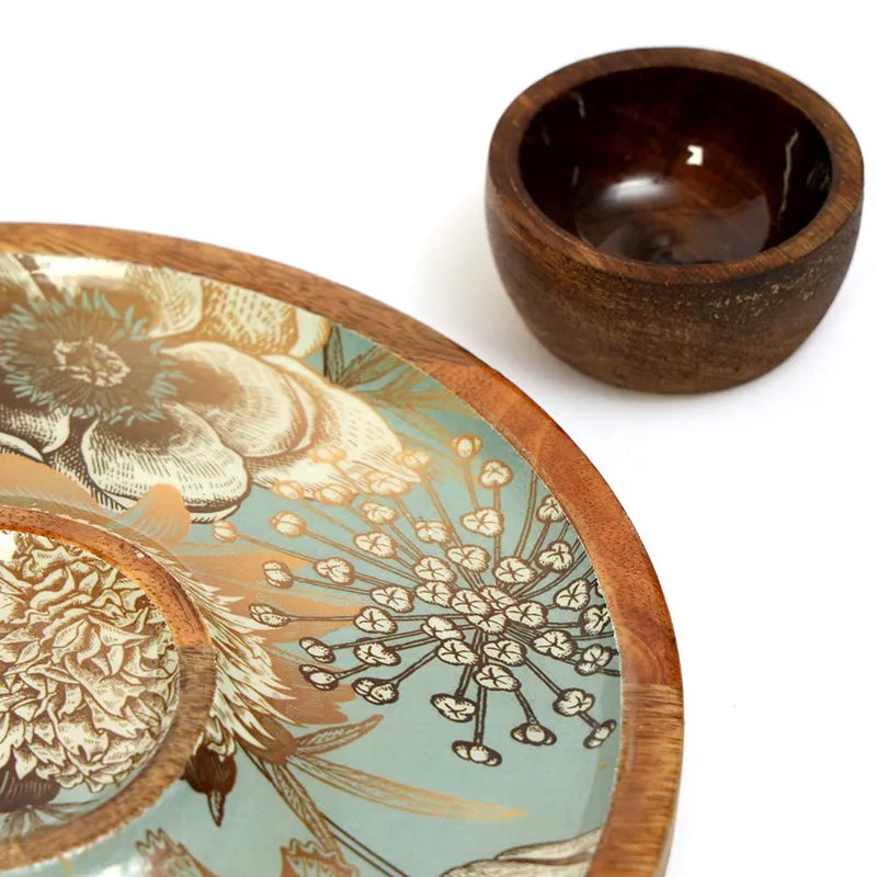Verrosa Chip & Dip Mango Wood Platter - Set of Two media 5
