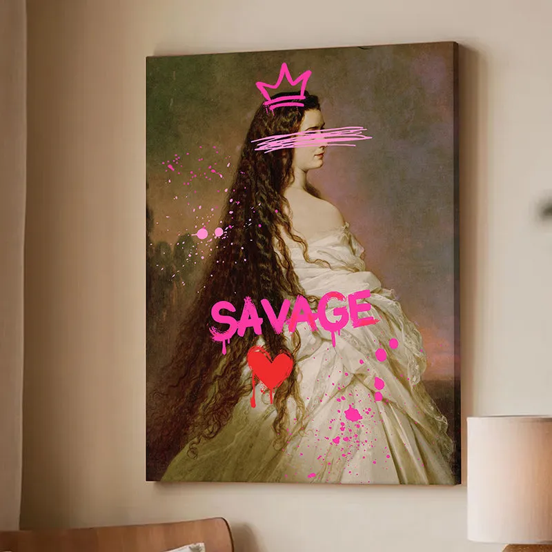 Savage Lady Wall Art media 4