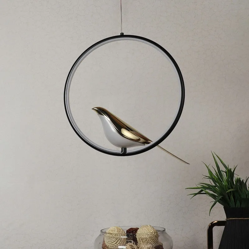 Irayra Bird Iron & Acrylic Wall Lamp media 3