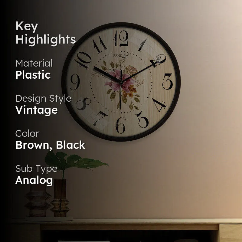 Gean Floral Wall Clock media 2
