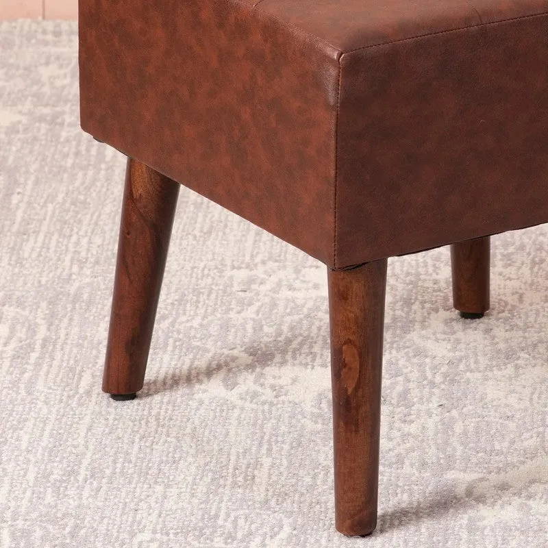 Rustic Charm Ottoman (Brown) - Set Of Two media 4