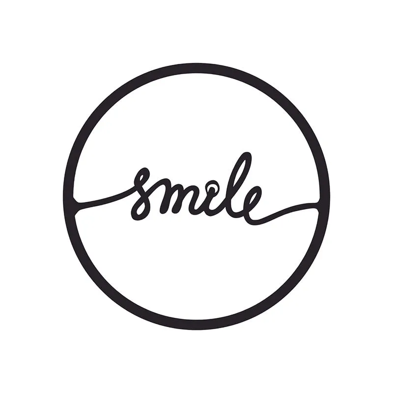 Smile Black Iron Wall Accent media 3