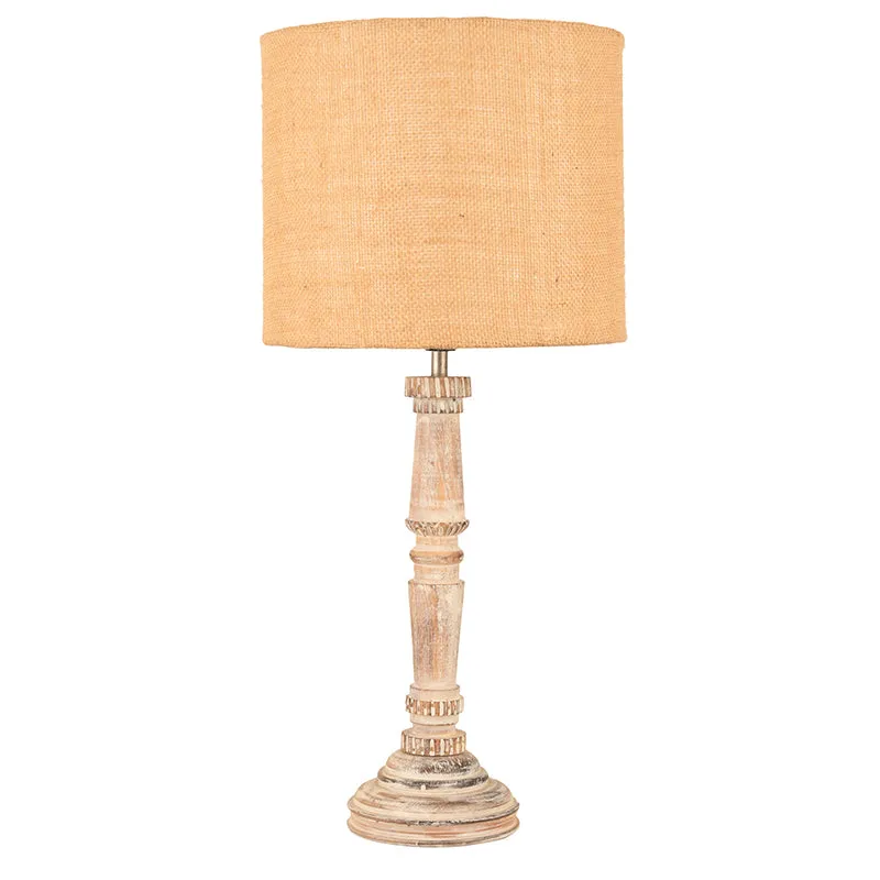 Empira Fabric Table Lamp - Beige media 4