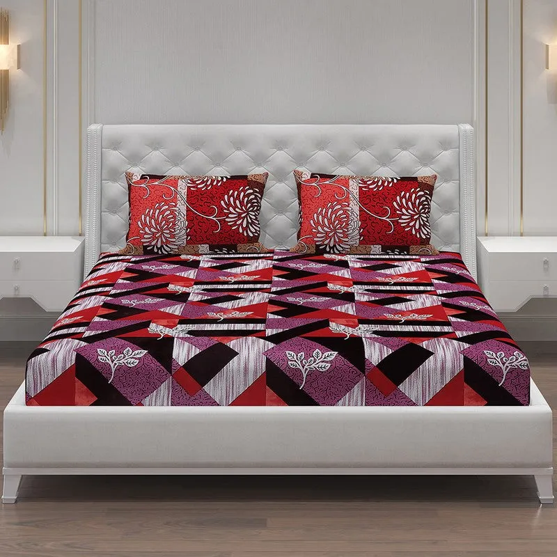 Monte Carlo Petal & Plaid Bedsheet - 120 GSM media 3