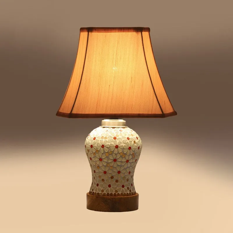 Harmyra Square Wooden Table Lamp - Multicolor media 7