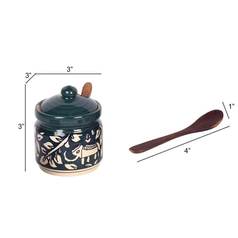 Jungle Jam Storage Jar (120 ml) - Set Of Four media 5