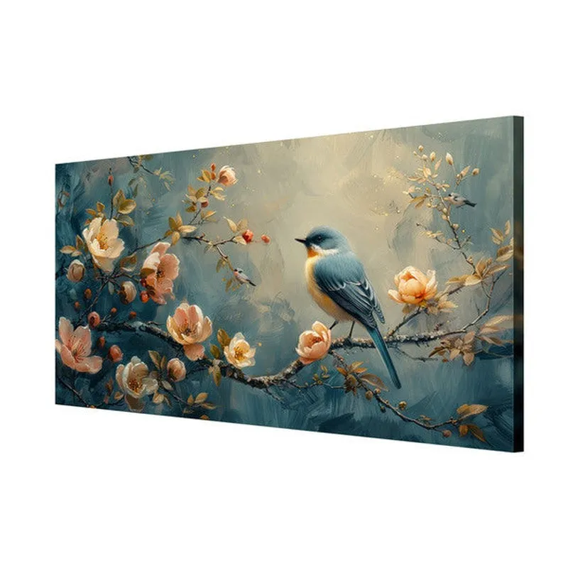 Bird and Blossoms Wall Painting media 5
