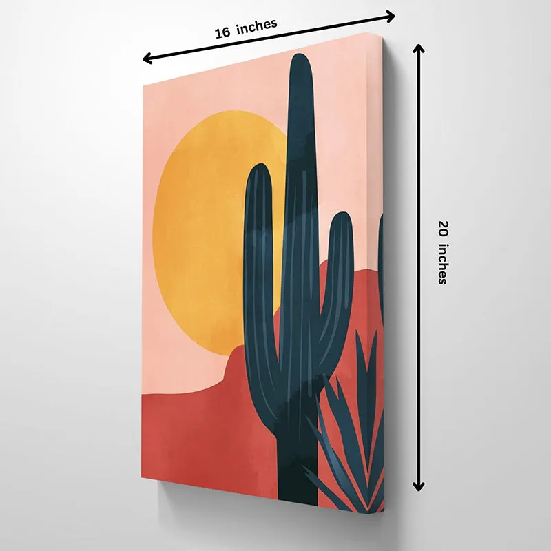 Desert Sunsets Wall Painting media 5