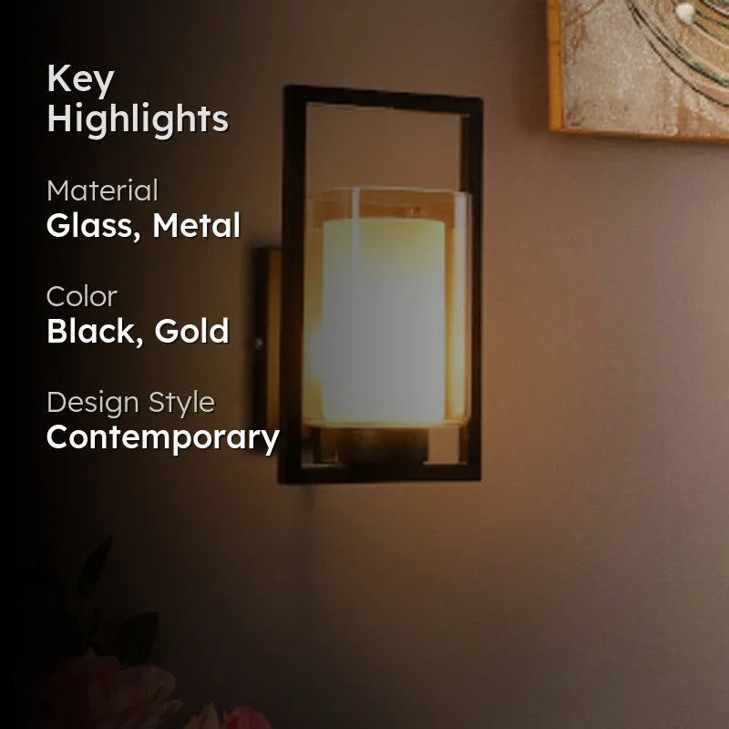 Abeer Glass & Metal Wall Lamp media 2