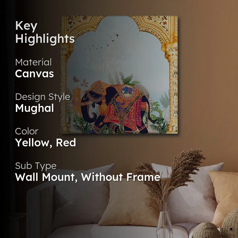 Regal Elephanta Canvas Wall Art media 2