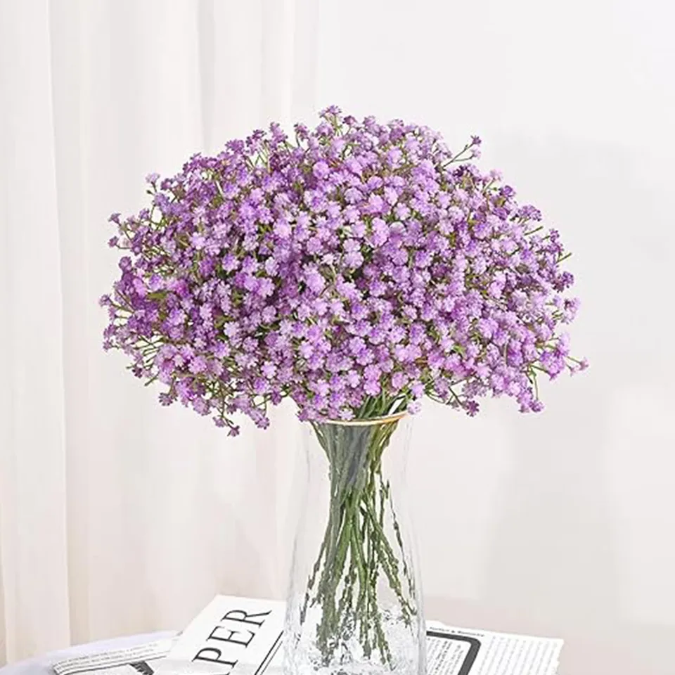 Gypsophila Artificial Flower - Set Of Two media 5