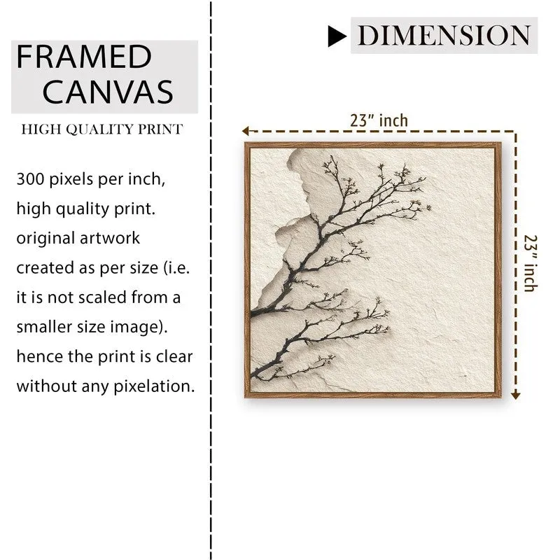 Rooted Harmony Canvas Wall Art With Frame media 8