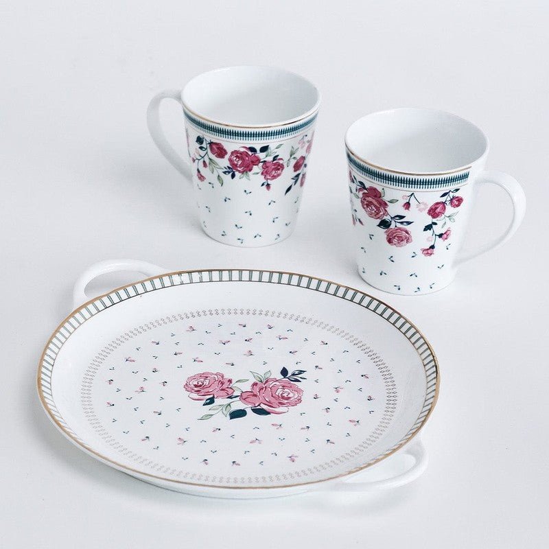 Magique by The Wishing Chair Portrait of Rose Lustre Mugs & Platter With Giftbox - Three Piece Set media 7