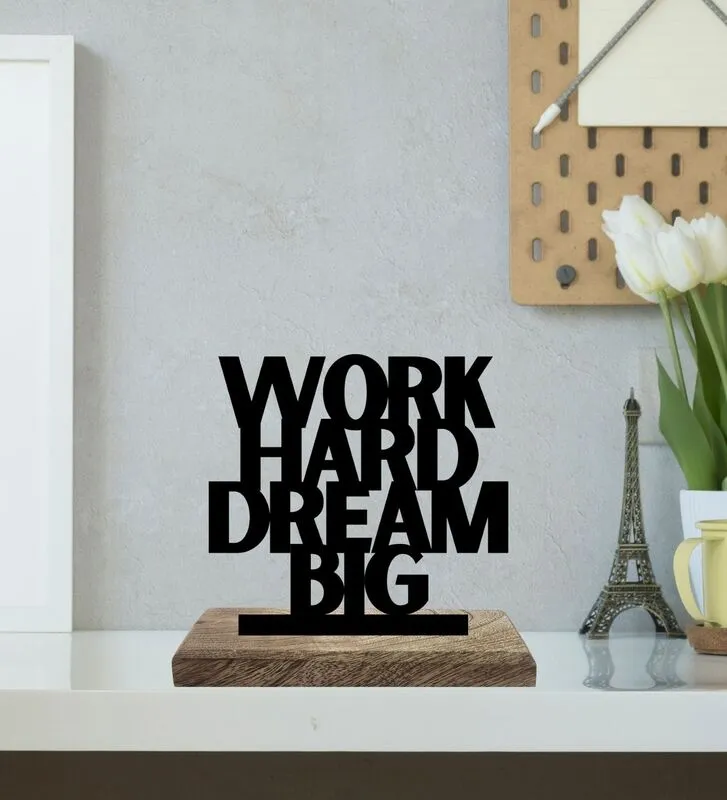Dreaming with Purpose Typography Showpiece - Set Of Two media 3
