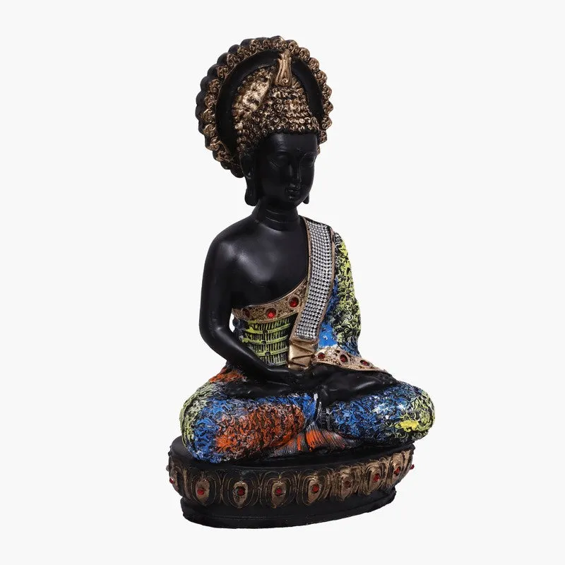 Dhyana Buddha Polyresin Idol media 3