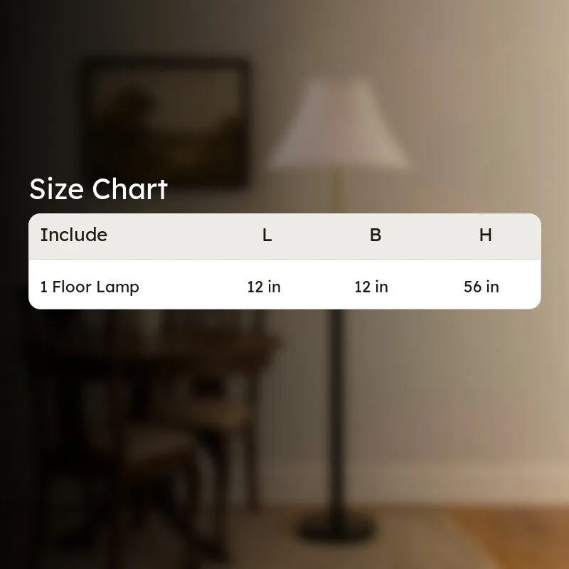 Meadow Leaf Wooden Floor Lamp - White media 9