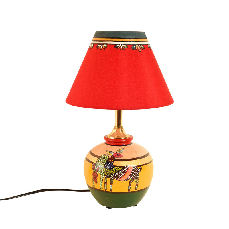 Inesa Terracotta Table Lamp - Multicolor media 3
