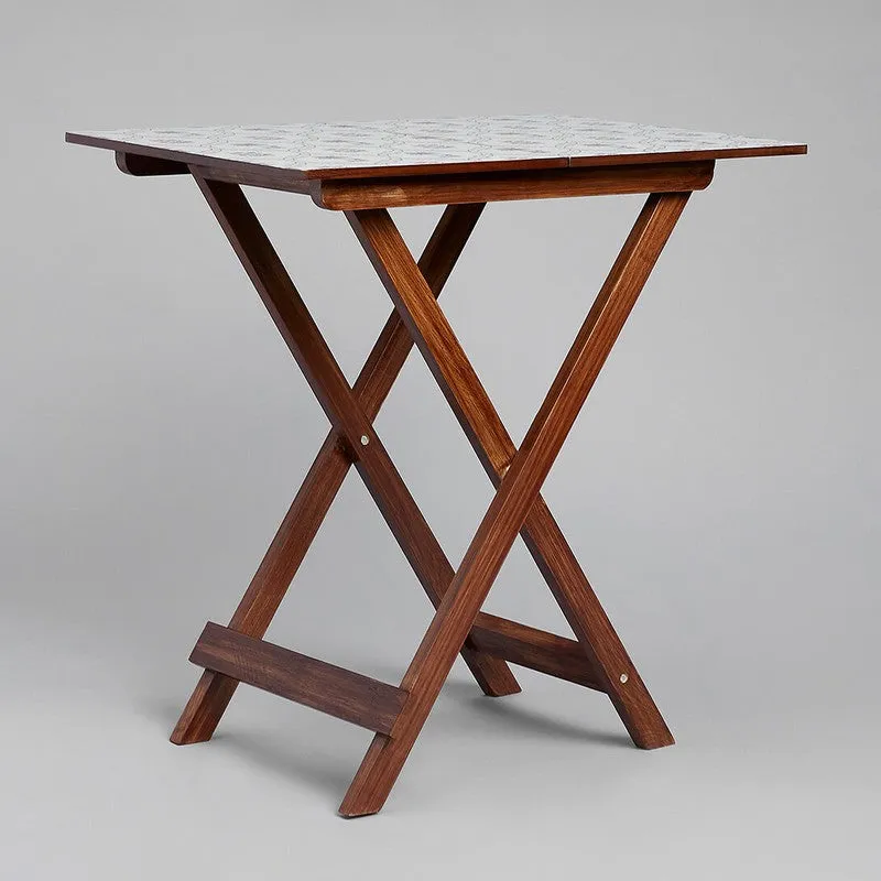 India Circus Wood Tropic Folding Side Table media 4