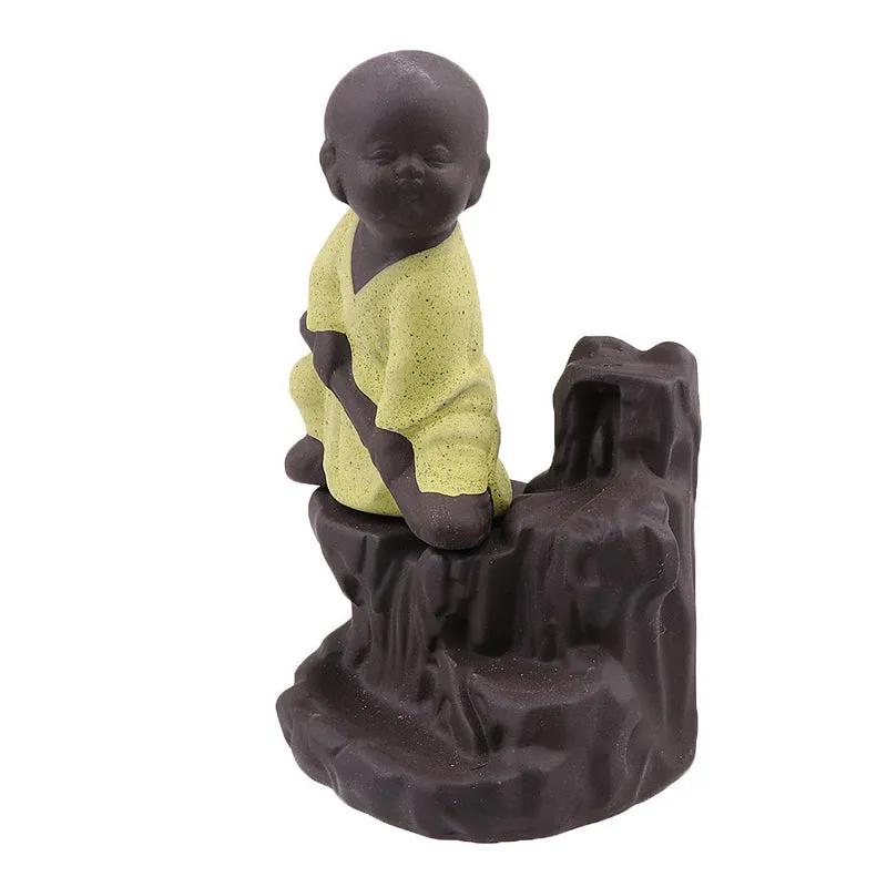Buddha Monk Smoke Fountain media 5