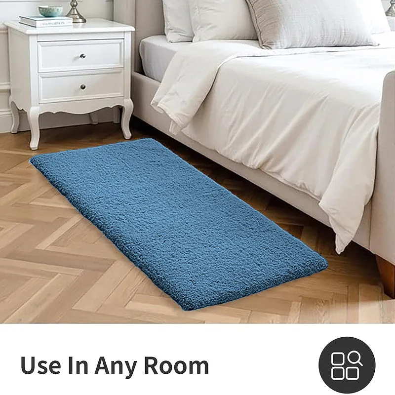 BathEase Anti Skid Runner Rug - Blue media 5
