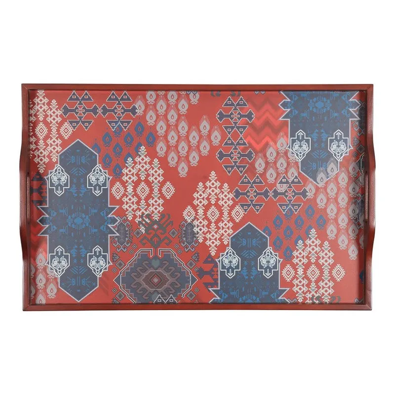India Circus Teak Wood Heritage Tray Table media 5