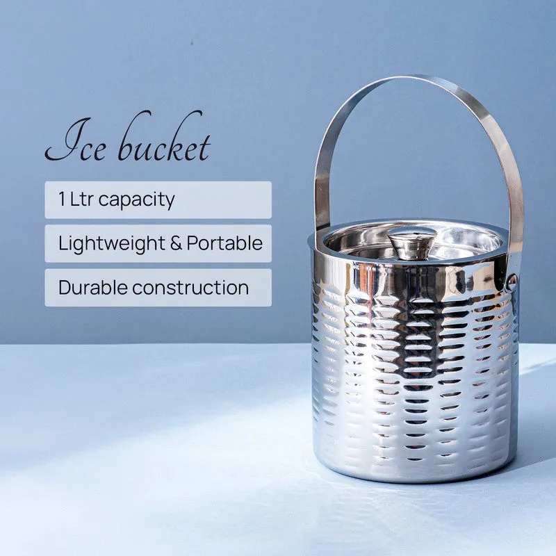 Exquisite Stainless Steel Ice Bucket - 1500 mL media 4