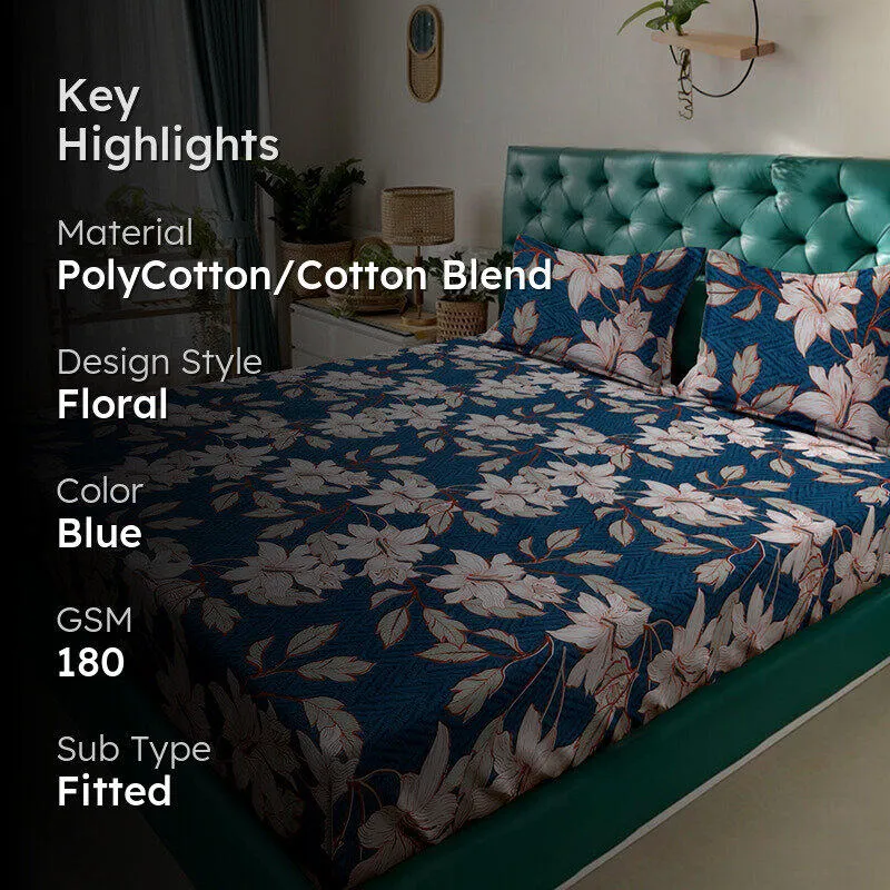 Edwina Fitted Bedsheet - 180 GSM media 2