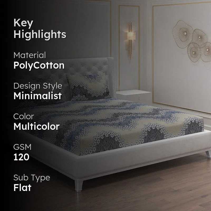Monte Carlo Flower Weave Bedsheet - 120 GSM media 2