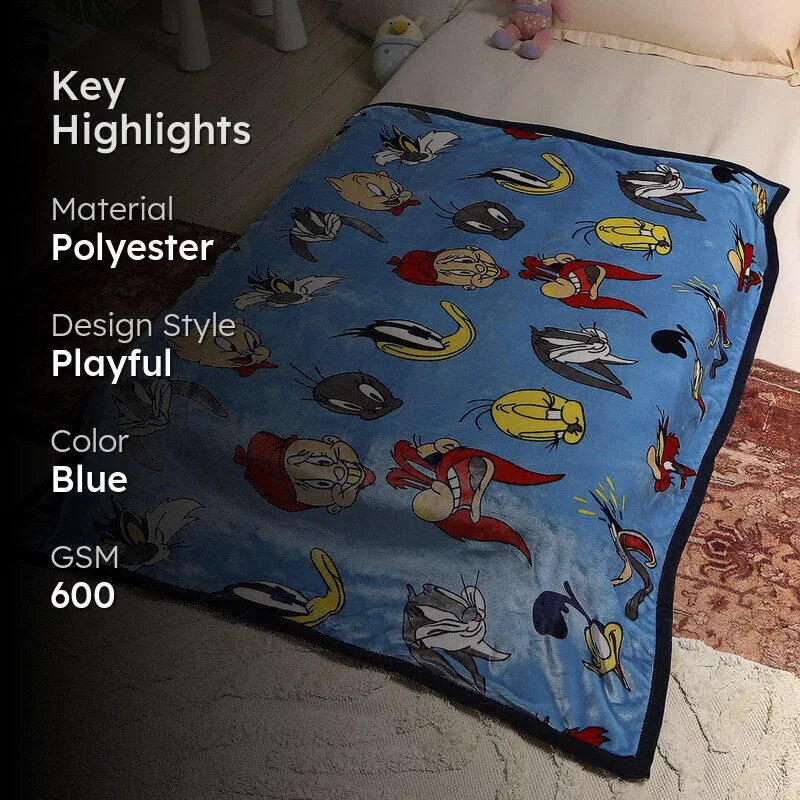 Monte Carlo Cartoon Carnival Blanket - 600 GSM media 2
