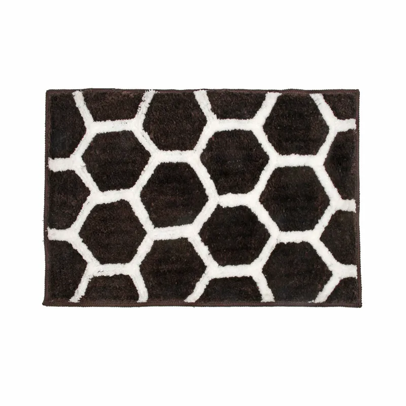 Trevona Cotton Bath Mat - Black media 1