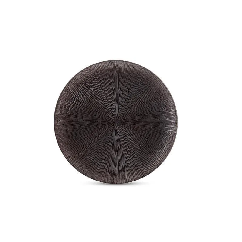 Rustic Brown Porcelain Plate media 4