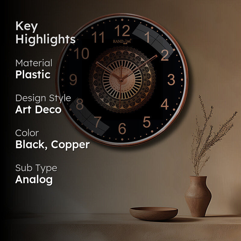 Eternatime Plastic Analog Wall Clock media 2
