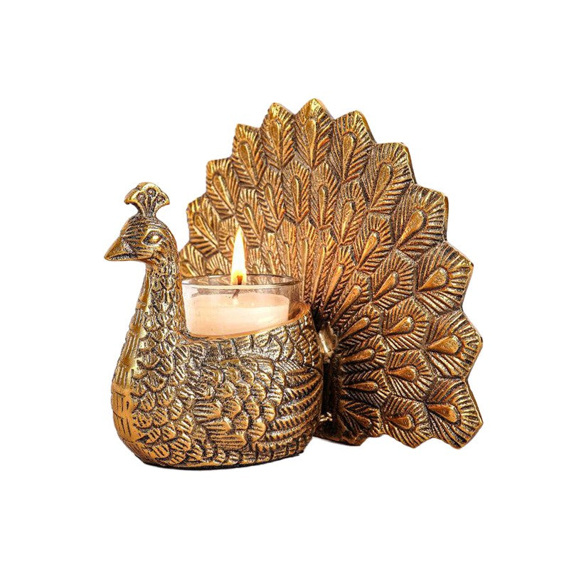 Mayoora Vastu Candle Holder With Glass Votive Candle media 4
