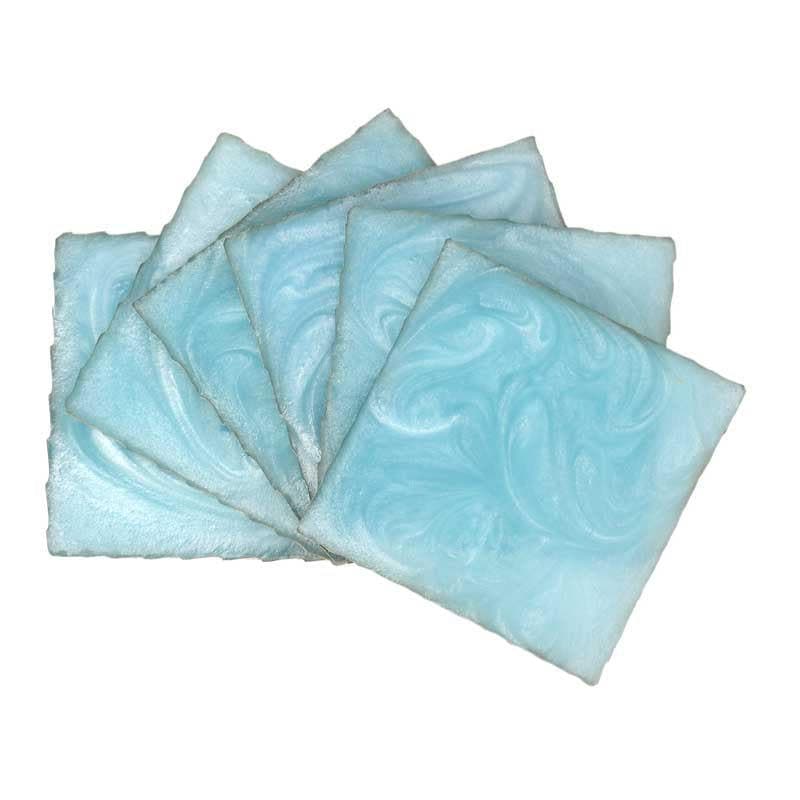 Marble Swirl Coaster (Sky) - Set Of Six media 4