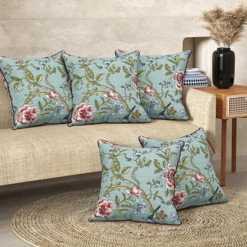 Shalvi Floral Cushion Cover - Set Of Three media 3