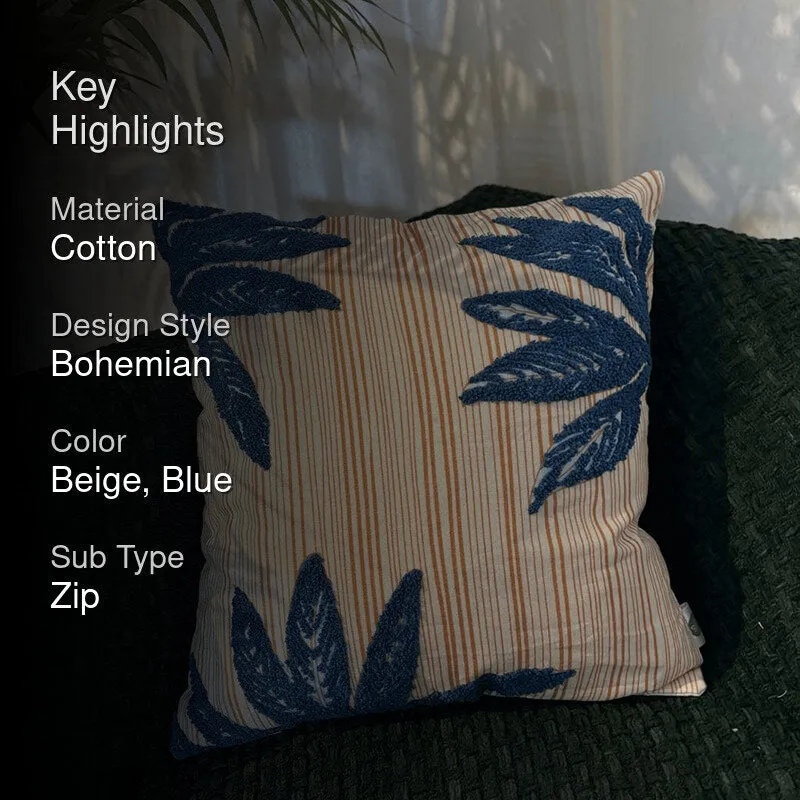 Leaves Cotton Cushion Cover media 2