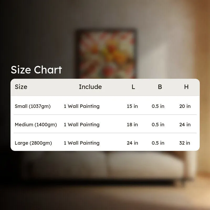 Scarlet Spread Canvas Wall Painting - Black Frame media 8