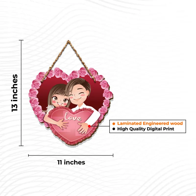 Adorable Love Wood MDF Wall Hanging media 6
