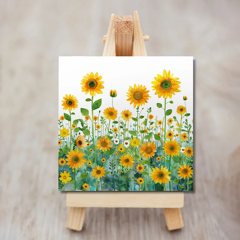 Sunflower Fields Canvas Showpiece media 3