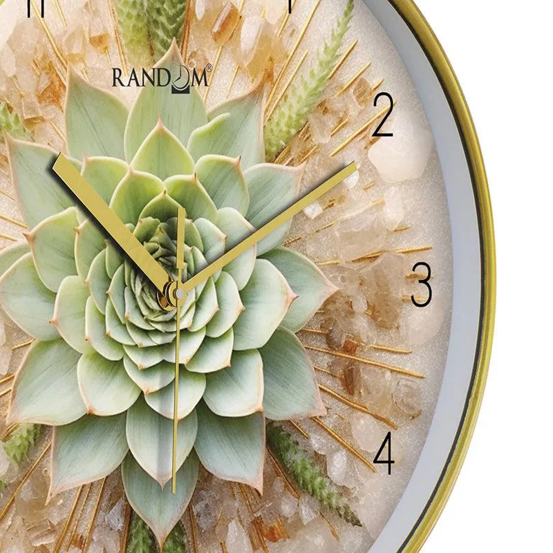Cereus Circle Analog Wall Clock media 5