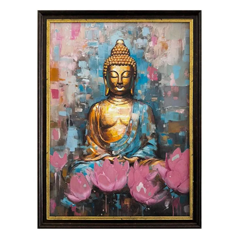 Lotus Serenity Buddha Wall Art media 6