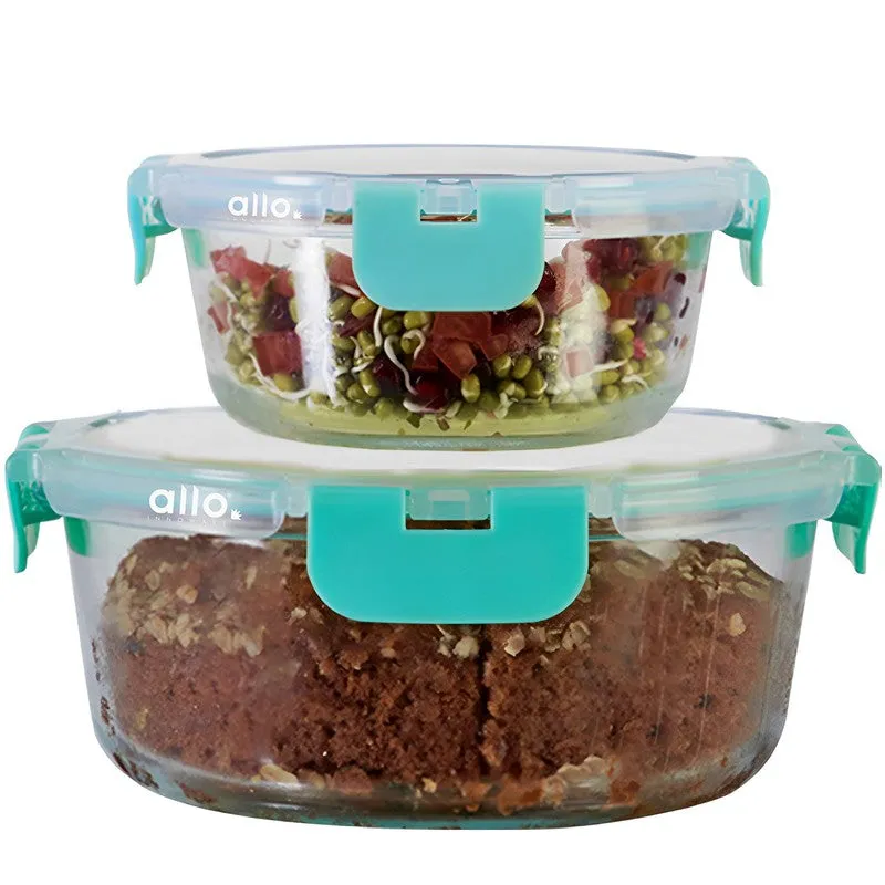 Nila Leak Proof Glass Lunch Box - Set Of Two media 4