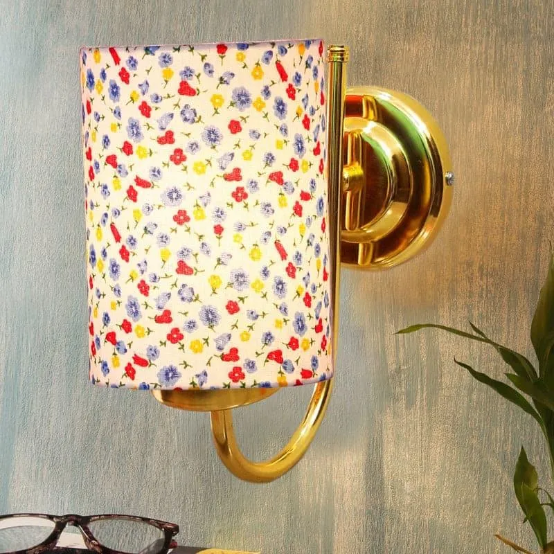 Galora Prista Terrazzo Fabric & Metal Wall Lamp media 1