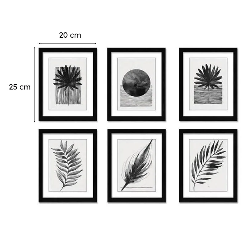 Madna MDF Photo Frame - Set Of Six media 6