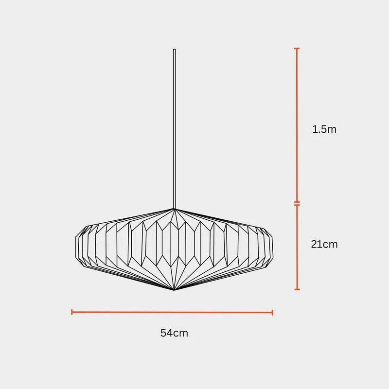 Fig Living Oblong Paper Ceiling Lamp - Ivory media 5