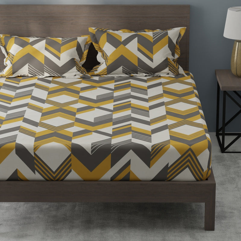 Tartan Single Microfiber Bedsheet - 120 GSM media 3