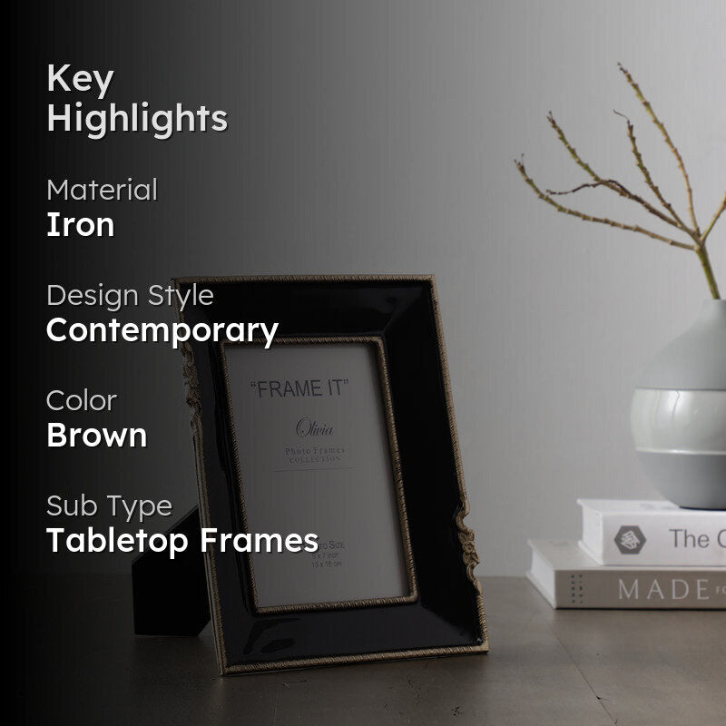 Espo Table Photo Frame - Black media 2