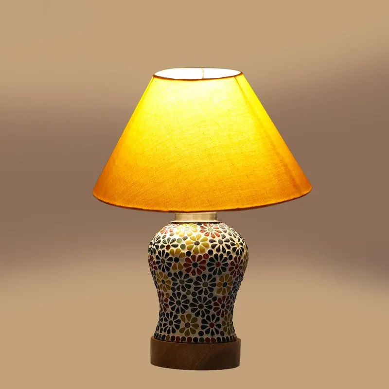 Zenvia Wooden Table Lamp - Multicolor media 7