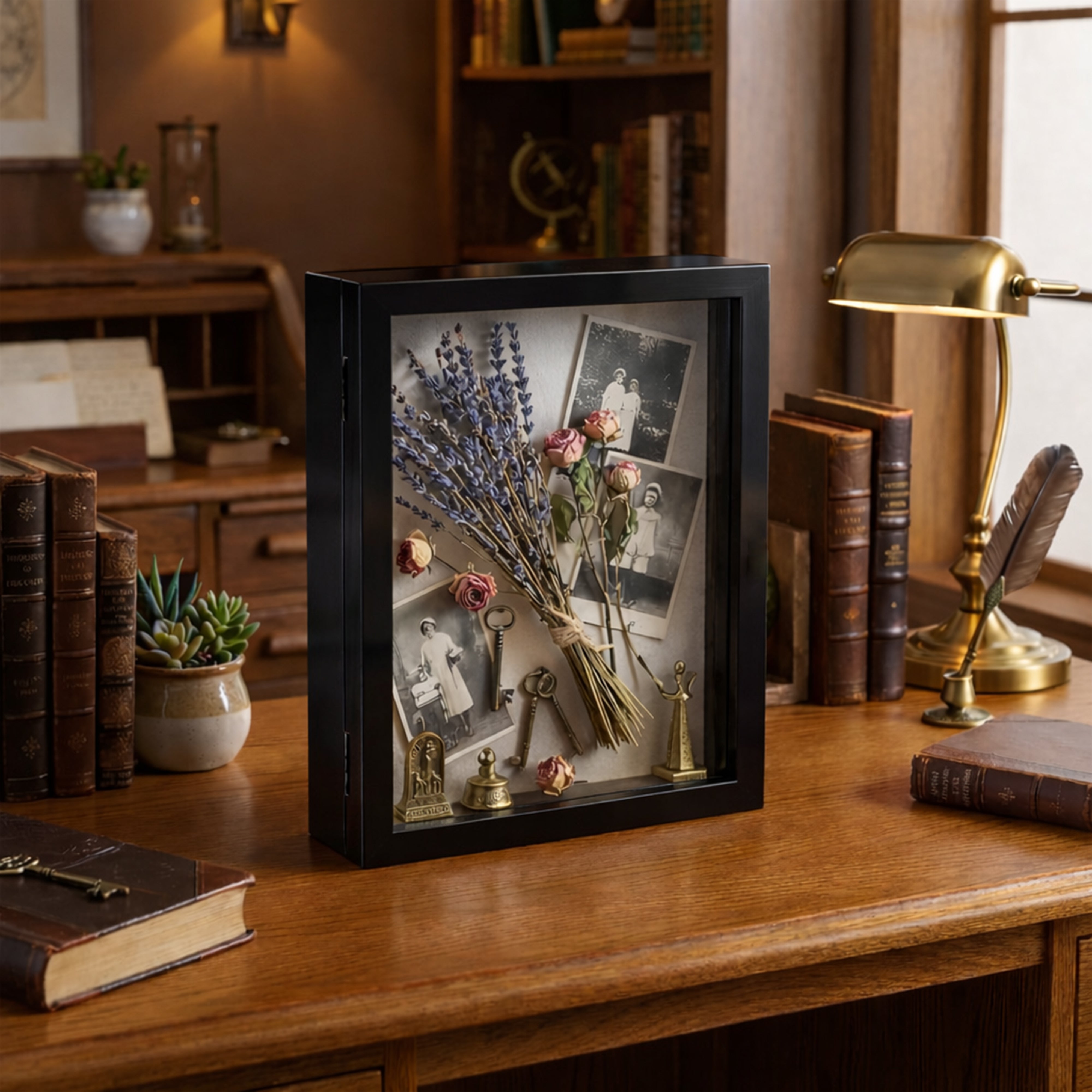 WoodEdge MDF Shadow Box - Black media 5
