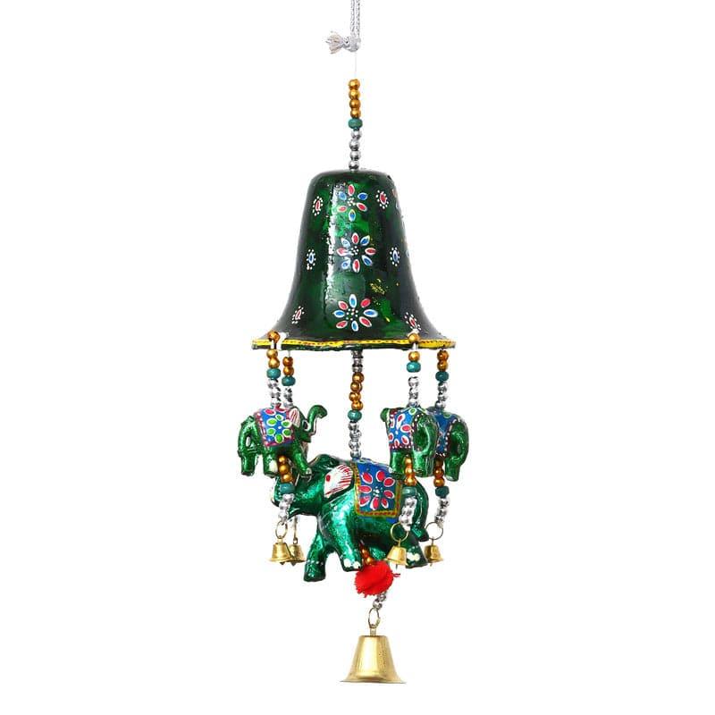 Indie Elephant & Bells Windchimes media 3